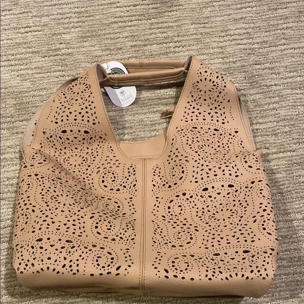 Melie Bianco Tan Hobo Bag Farrow
